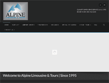 Tablet Screenshot of alpinelimo.ca
